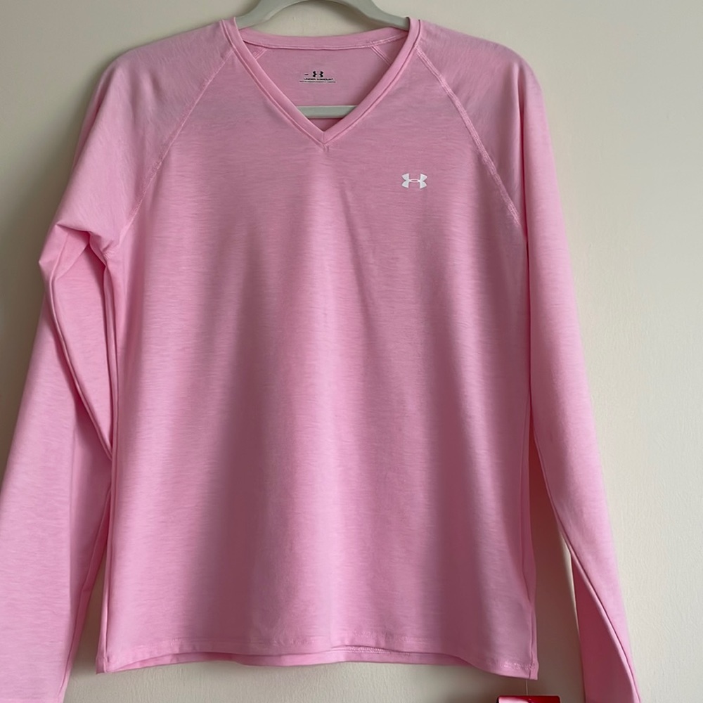 NEW!!!! Under Armour Pink Top Long Sleeve